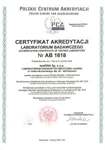 Certyfikat PCA