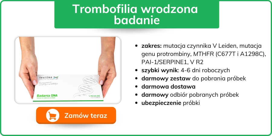 trombofilia badanie testdna